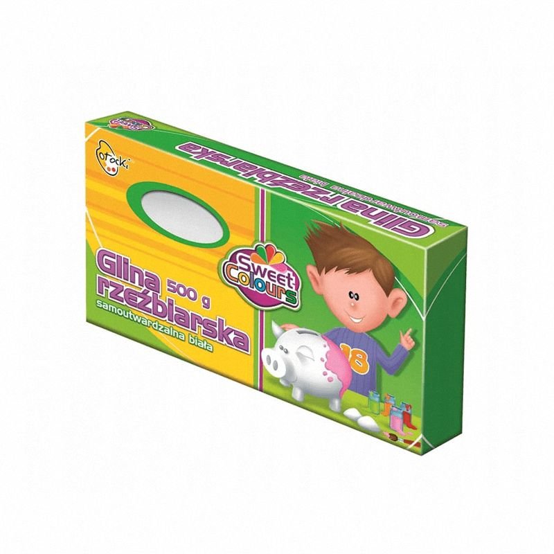 Glina Rzeźbiarska Samoutwardzalna Biała 500g Sweet Colours / Otocki