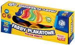Farby plakatowe 10 kolorów x 20 ml / Astra