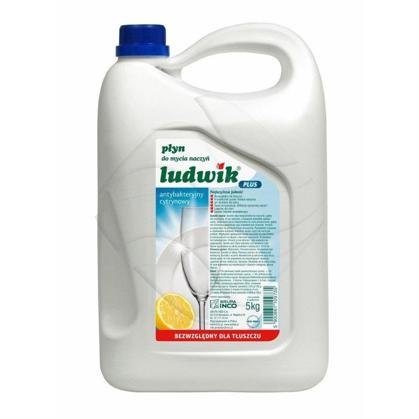 Ludwik Płyn do Naczyń 5L Antybakteryjny
