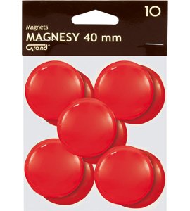 Magnes 40mm GRAND czerwony