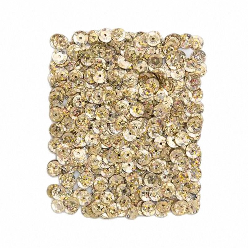 Cekiny Holograficzne 15g 9mm  [DPCE-070]  Złote Jasne / DpCraft