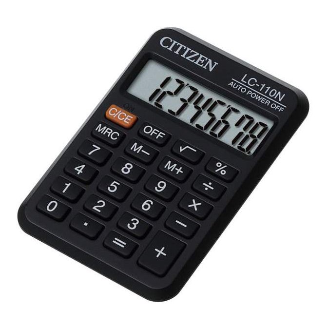 Kalkulator Citizen LC-110N Czarny (WYPRZEDAŻ)