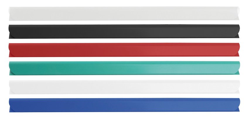 Listwa Zaciskająca Donau PVC A4 8mm Do 80 Kartek Zielona