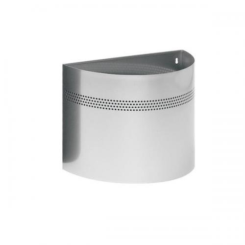 Kosz Na Śmieci Półokrągły 20 Litrowy P:30mm Srebrny /Durable 331623
