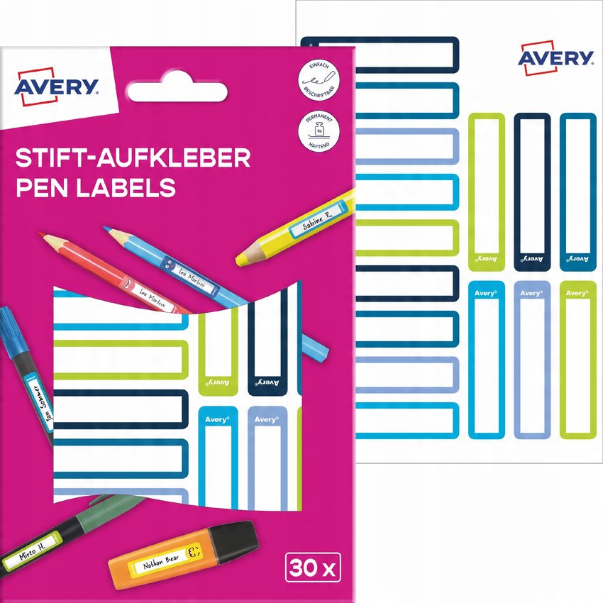 Etykiety Samop. Avery 76x39 A'192 Białe No.3329