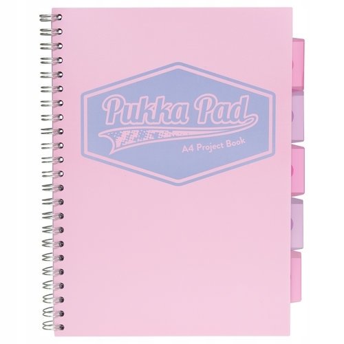 Kołozeszyt B5 200K kratka Project Book Pink / Pukka Pad