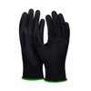 Rękawice Donau Safety Pu Black Kat. II Rozm. 11 Czarne  /DONAU SAFETY
