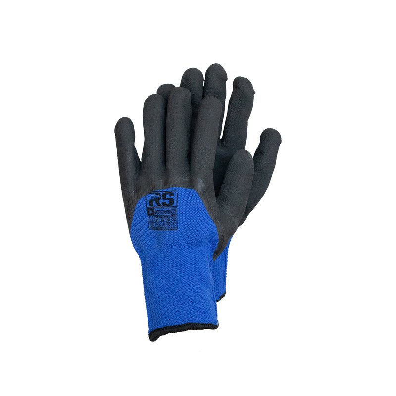 Rękawice Ocieplane RS Safe Tec Winter Rozm. 10 Niebiesko-Czarne  /RS-Schutz