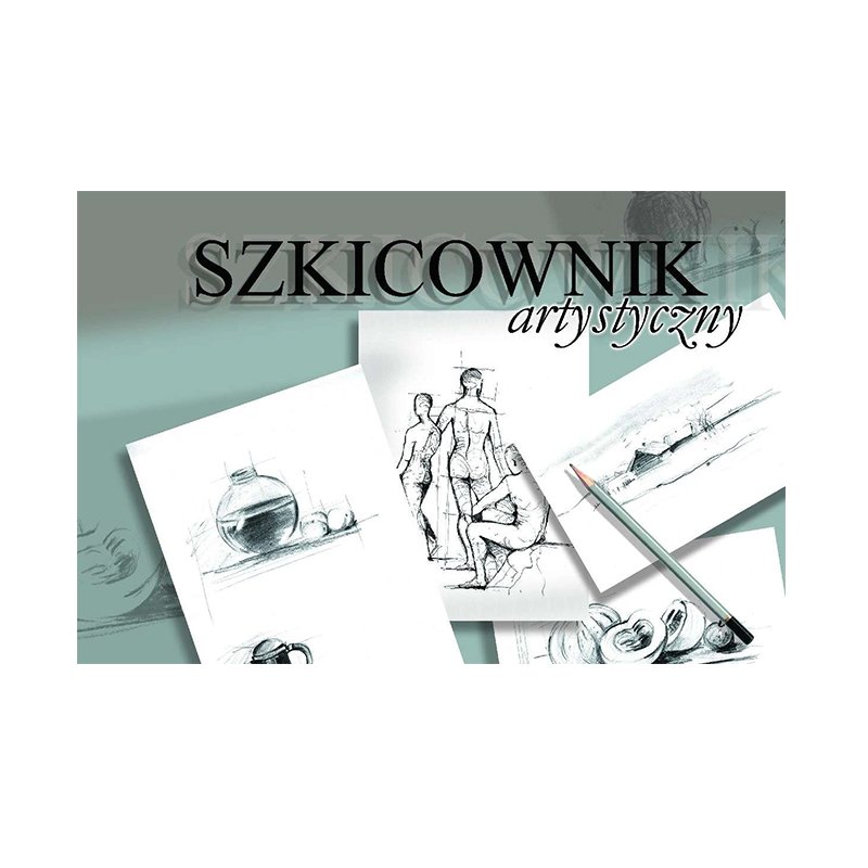 Blok Szkicownik Artystyczny A4 120g 100k /Kreska