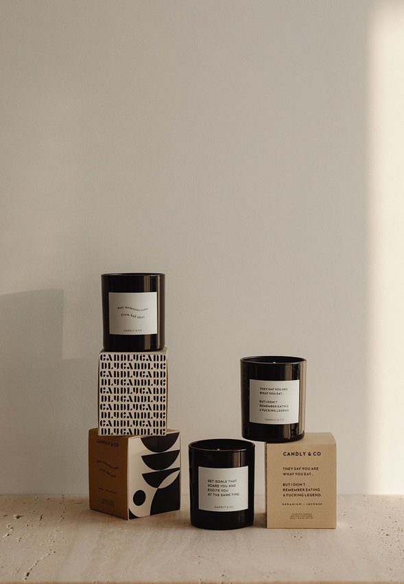 Świeca sojowa w szkle CANDLY&CO bez cytatu zapach No.6 250g