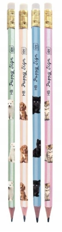 Ołówek z gumką Puppy Sign