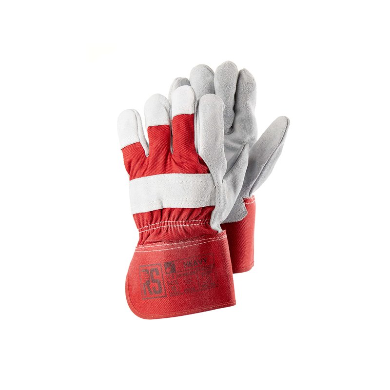 Rękawice RS Heavy Typu Doker Rozm.11 Czerwono-Białe /RS-Schutz