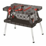 Stół składany WORK TABLE Czerwony/Czarny/Szary / Curver 237005