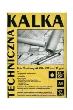 Kalka Techniczna w Bloku A4 90g A'20 /Koh-I-Noor