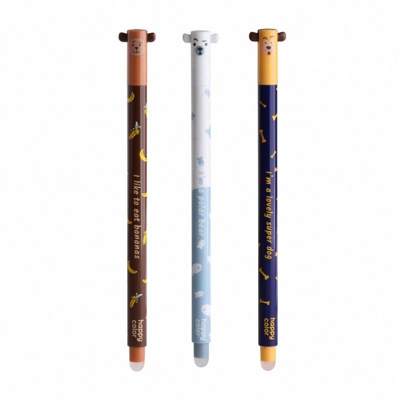 Długopis Ścieralny Happy Color "Uszaki Joy" 0.5 Niebieski