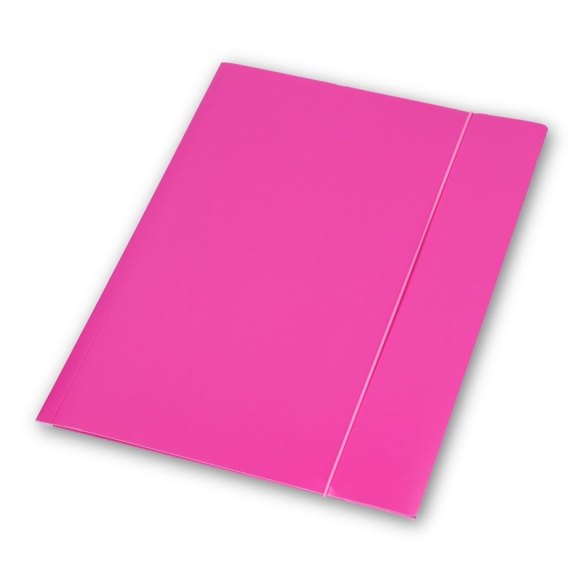 Teczka Z Gumką A4+ Fluo Niebieska /Interdruk