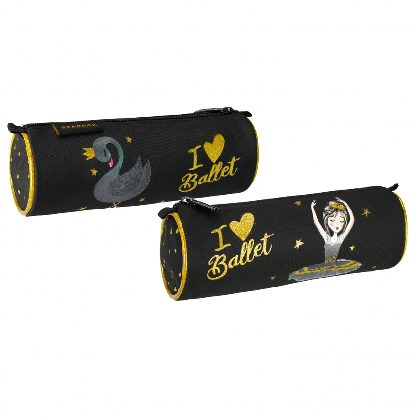 Piórnik Tuba Balerina Black /Starpak