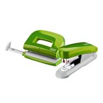 Zestaw Novus Zszywacz E15 + Dziurkacz E210 Blister Zielony 020-1829