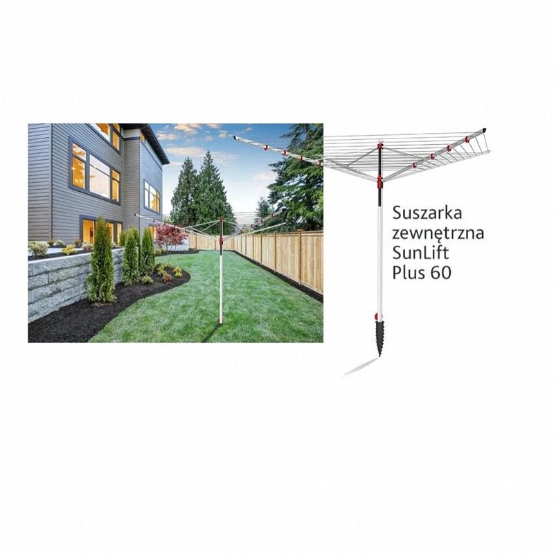 Suszarka do Ubrań Zewnętrzna Sun Lift Plus 60 /Vileda