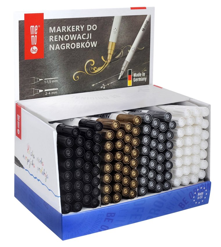 Display Naladowy Memobe -Markery Olejowe 120 Szt.