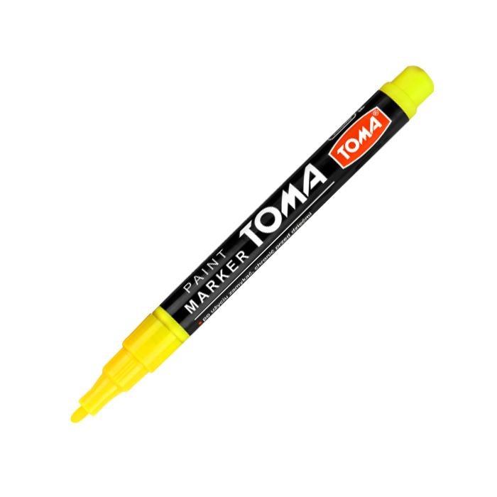 Marker Olejowy Toma TO-441 Cienki Żółty Neonowy