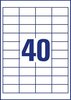 Etykiety Samoprzylepne Economy Europe100 by Avery 48,5x25,4 40/A4 A'100 No.ELA002