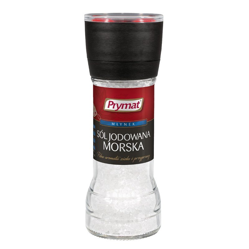 Sól Morska Jodowana Prymat Młynek 110G