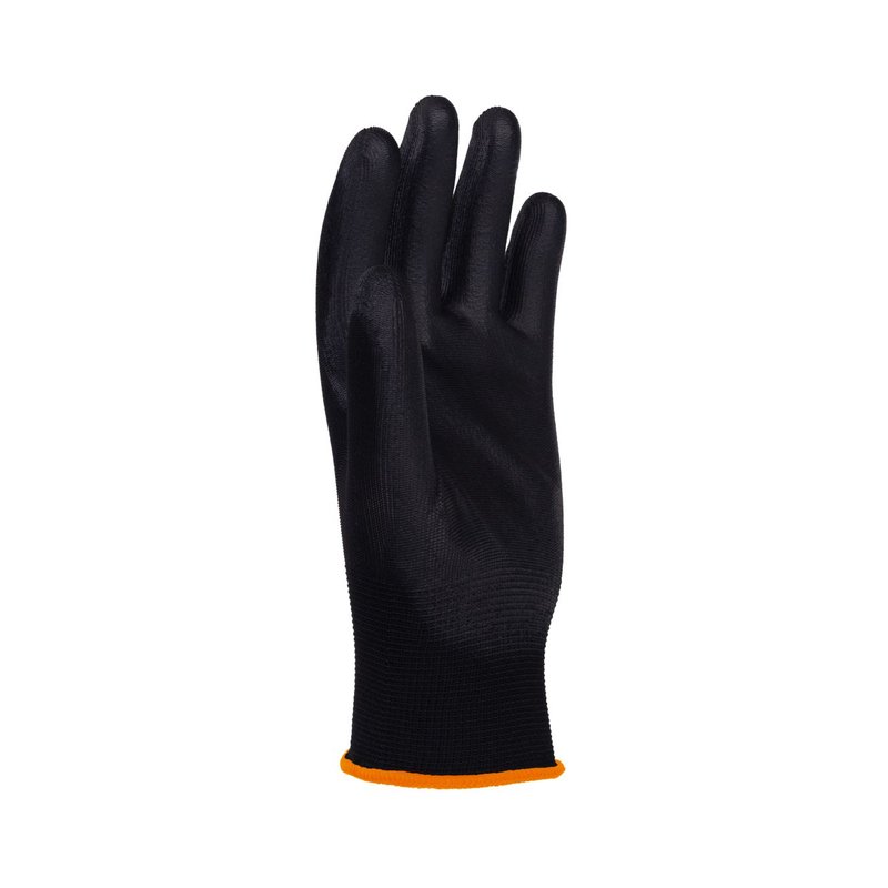 Rękawice Donau Safety Pu Black Kat. II Rozm. 7 Czarne  /DONAU SAFETY