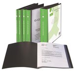 Teczka Ofertowa Q-Connect Z Kieszenią Opisową PP A4 650 mikr. 40 Koszulek Czarna