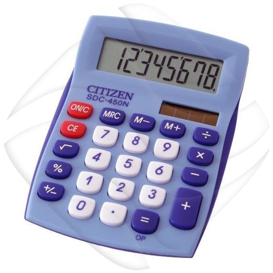 Kalkulator Citizen SDC-450NBL Niebieski