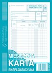 Miesięczna Karta Eksploatacyjna Sm/113 A5 Offset 803-3 /MiP