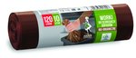 Worki Na Śmieci LDPE 120L A'10 Brązowe do Segregacji Odpadów „BIO” /Anna Zaradna