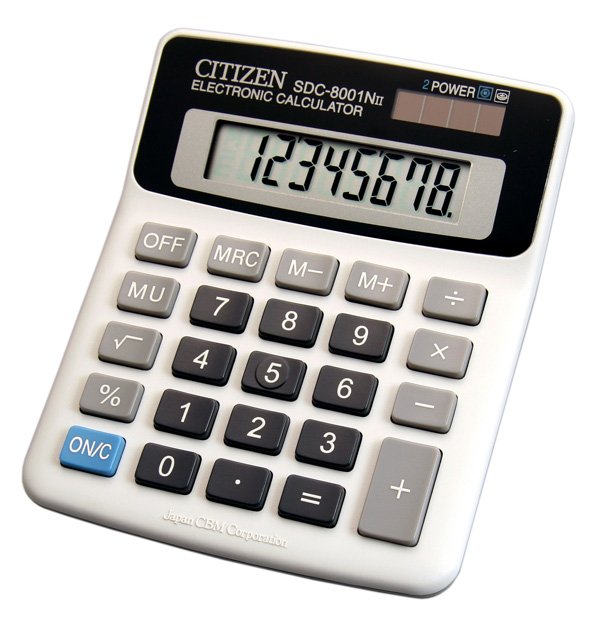 Kalkulator Citizen SDC-8001NII