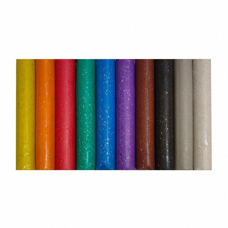 Plastelina 10 kol Okrągła Brokat Sweet Colours / Koma-Plast