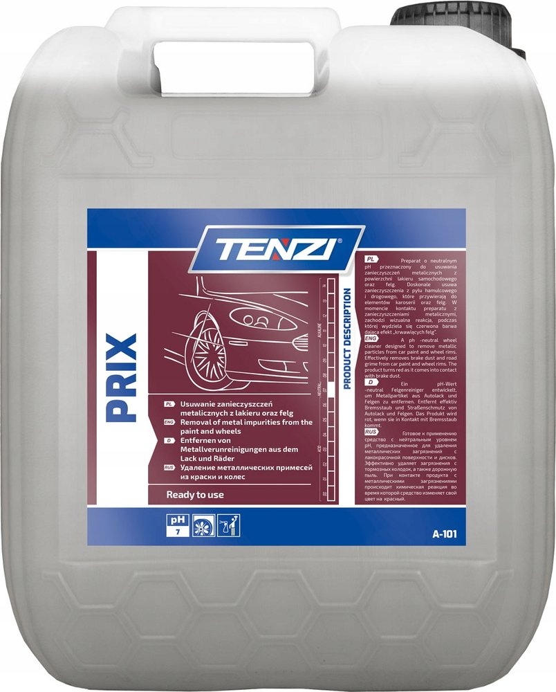 Tenzi Usuwania Zanieczyszczeń Metalicznych z Lakieru i Felg Prix GT 5L