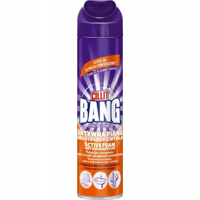 Cillit Bang 600ml Aktywna Piana Brud/Osad z Mydła