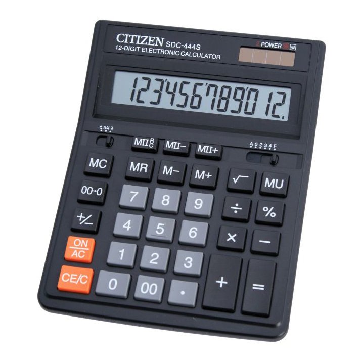 Kalkulator Citizen SDC-444S Czarny