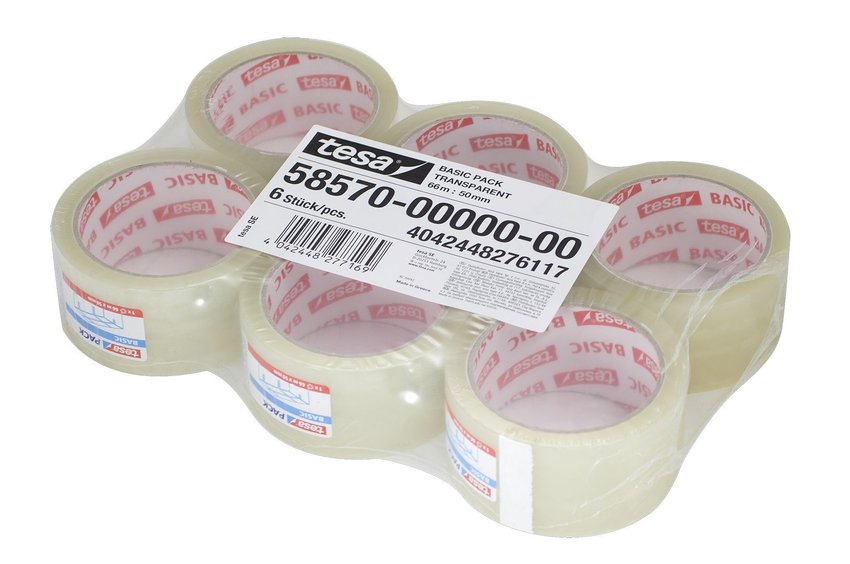 Taśma Pakowa Tesapack Basic 66M X 50Mm Transparent