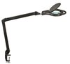 Lampka LED z lupą na biurko MAULzoom 8W mocowana zaciskiem czarna