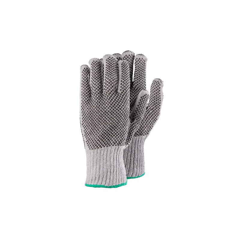 Rękawice Dziane RS Eco Gripper Kropkowane Rozm. 9 Szare /RS-Schutz