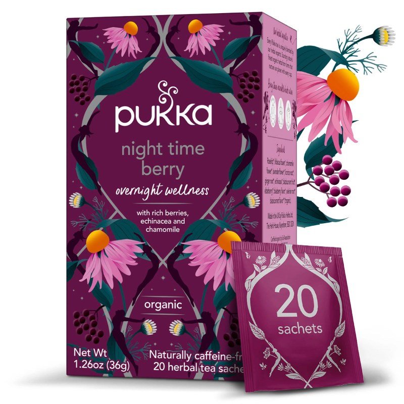 Herbata Pukka Night Time Berry 20 Kopert