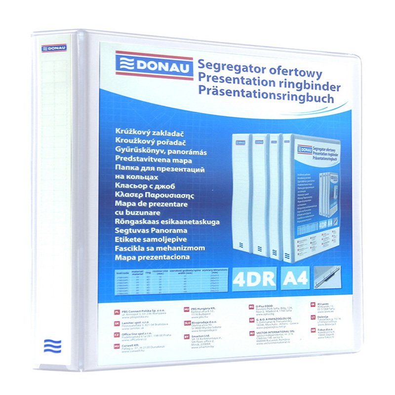 Segregator Ofertowy Donau PP A4/4Rd/40 Biały