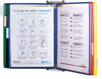 Naścienny System Prezentacyjny Tarifold A4 +10 Paneli Prezentacyjnych Zielonych