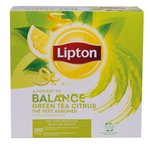 Herbata Lipton Green Tea Citrus 100 Torebek
