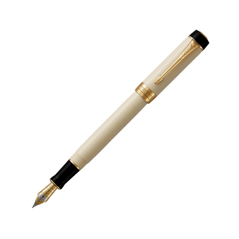 Parker Pióro Wieczne Centennial Duofold Ivory & Black GT FP (M) [1931392]