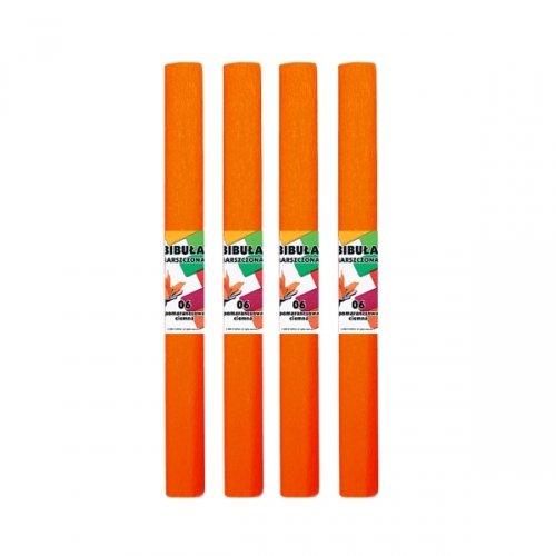 Bibuła Marszczona 50x200cm Ciemny Pomarańcz /Starpak