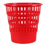 Kosz Na Śmieci Office Products Ażurowy 16L Czerwony