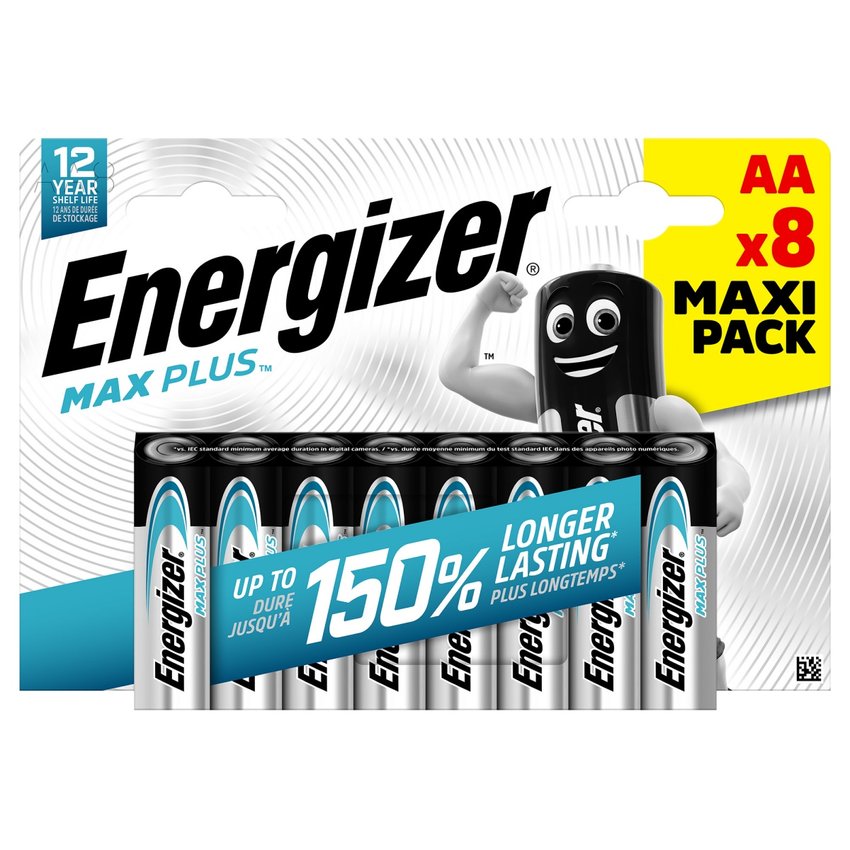 Bateria ENERGIZER Max Plus AA LR6 15V 8szt.