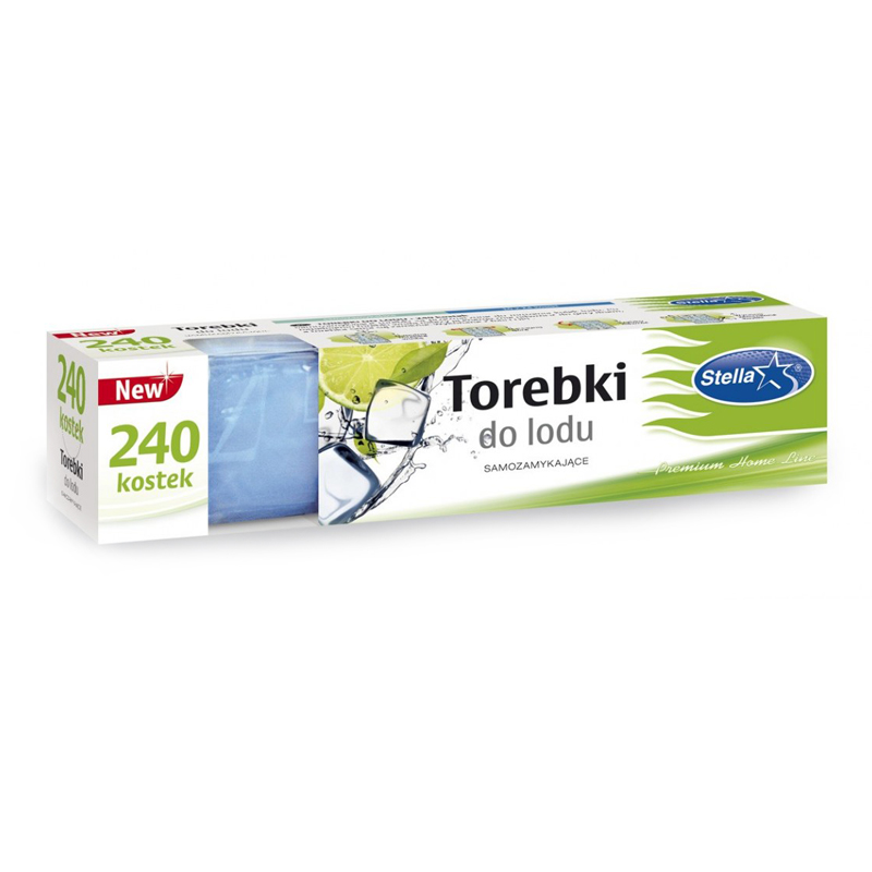 Torebki Do Lodu Samozamykające Się 240 Kostek box /Stella