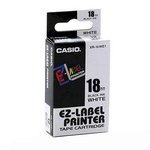 Taśma Do Drukarek Etykiet Casio 18Mm Biały/Czarny Xr18We1